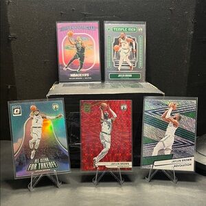 Jaylen Brown Boston Celtics Basketball Card Lot of 5